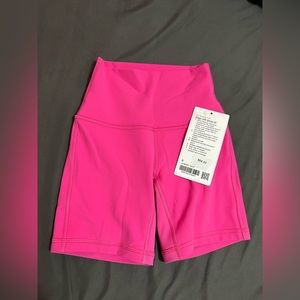 NWT lululemon align high rise 6” shorts